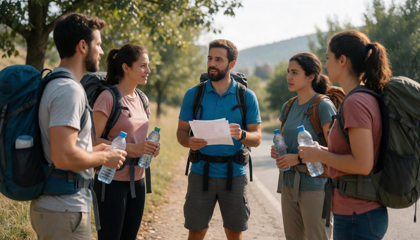 Nature-focused visitors